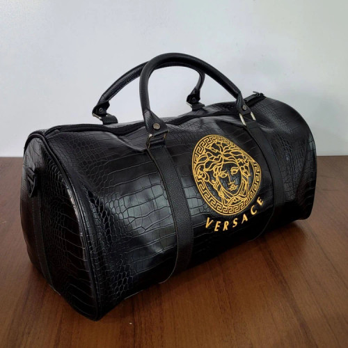 کیف چرم استوانه برند ورساچ VERSACE