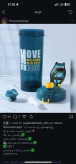 شیکر نیدار ورزشی MOVE YOUR BODY | درب قفلدار، ضد نشت و حرفهای