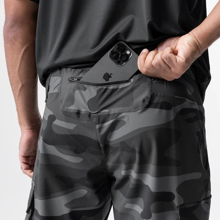 شلوار اسلش ورزشی مردانه کمباف طرح ارتشی (Camo) – مدل فیت و کشی