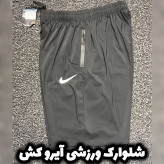 شلوارک ورزشی مردانه رنگ مشکی پارچه آیرو فوول کش
