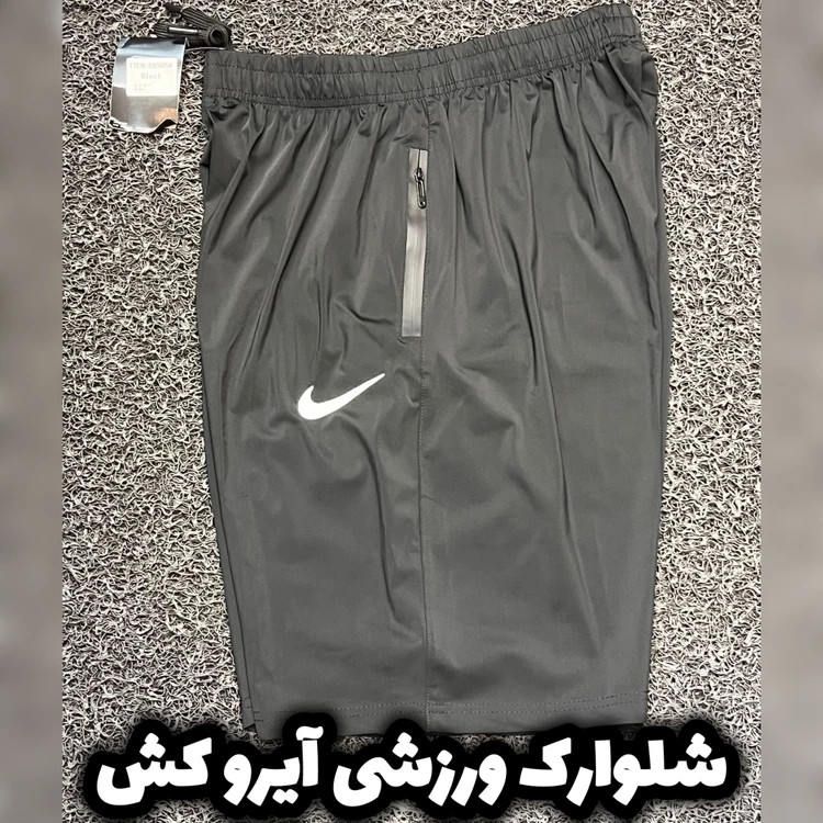 شلوارک ورزشی مردانه رنگ مشکی باکشسانی عالی و کیفیت بی نظیر🔥👌🏻
