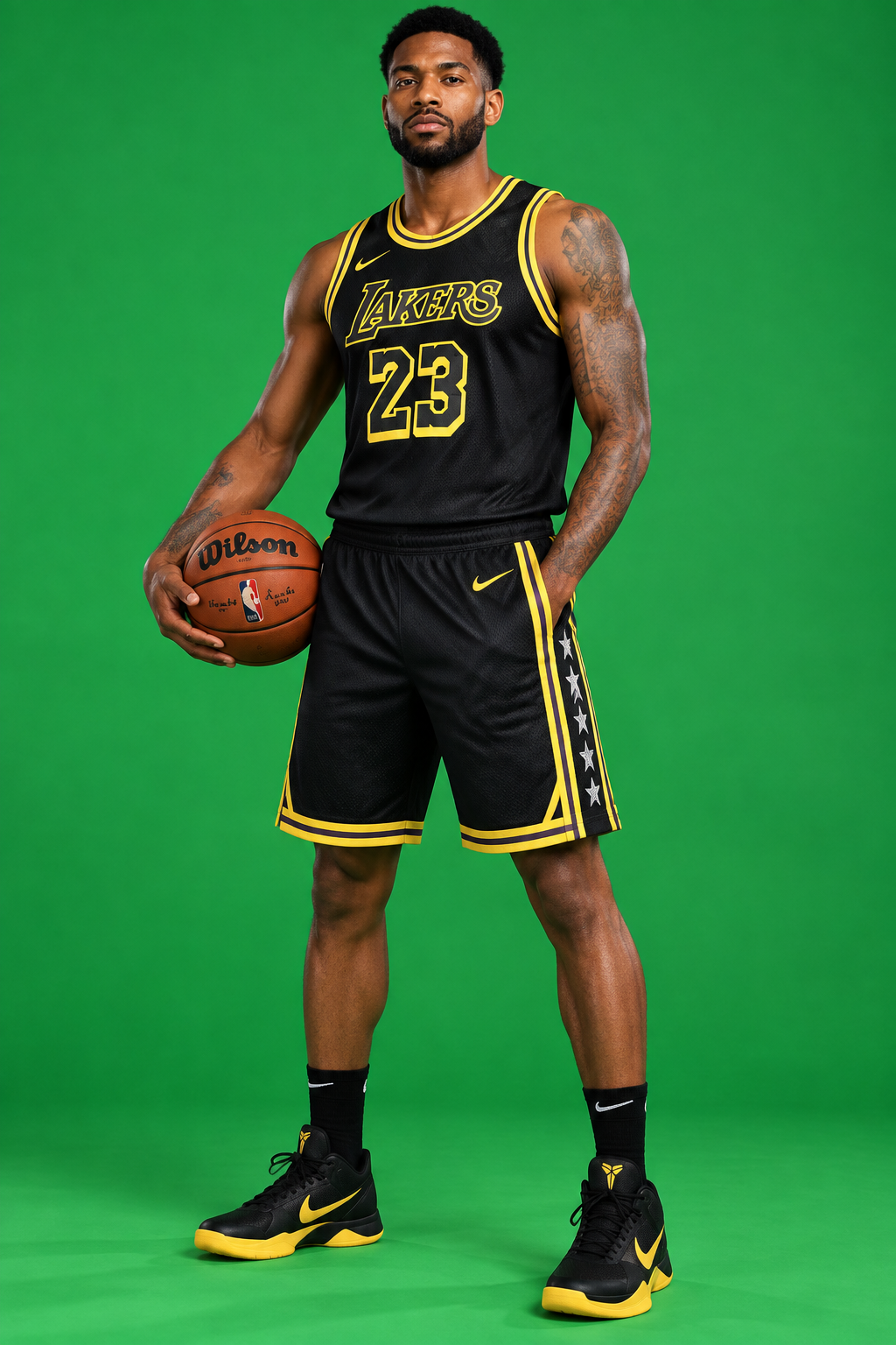 ست بستکبالی اورجینال/تیم LAKERS/ بازیکن JAMES/مناسب بدنسازی و مسافرت و خونه