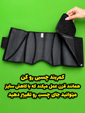 گن لاغری /شکم بند ساعت شنی ورزشی (زیپدار و کمربند چسبی) - فرمدهنده آنی شکم و پهلو