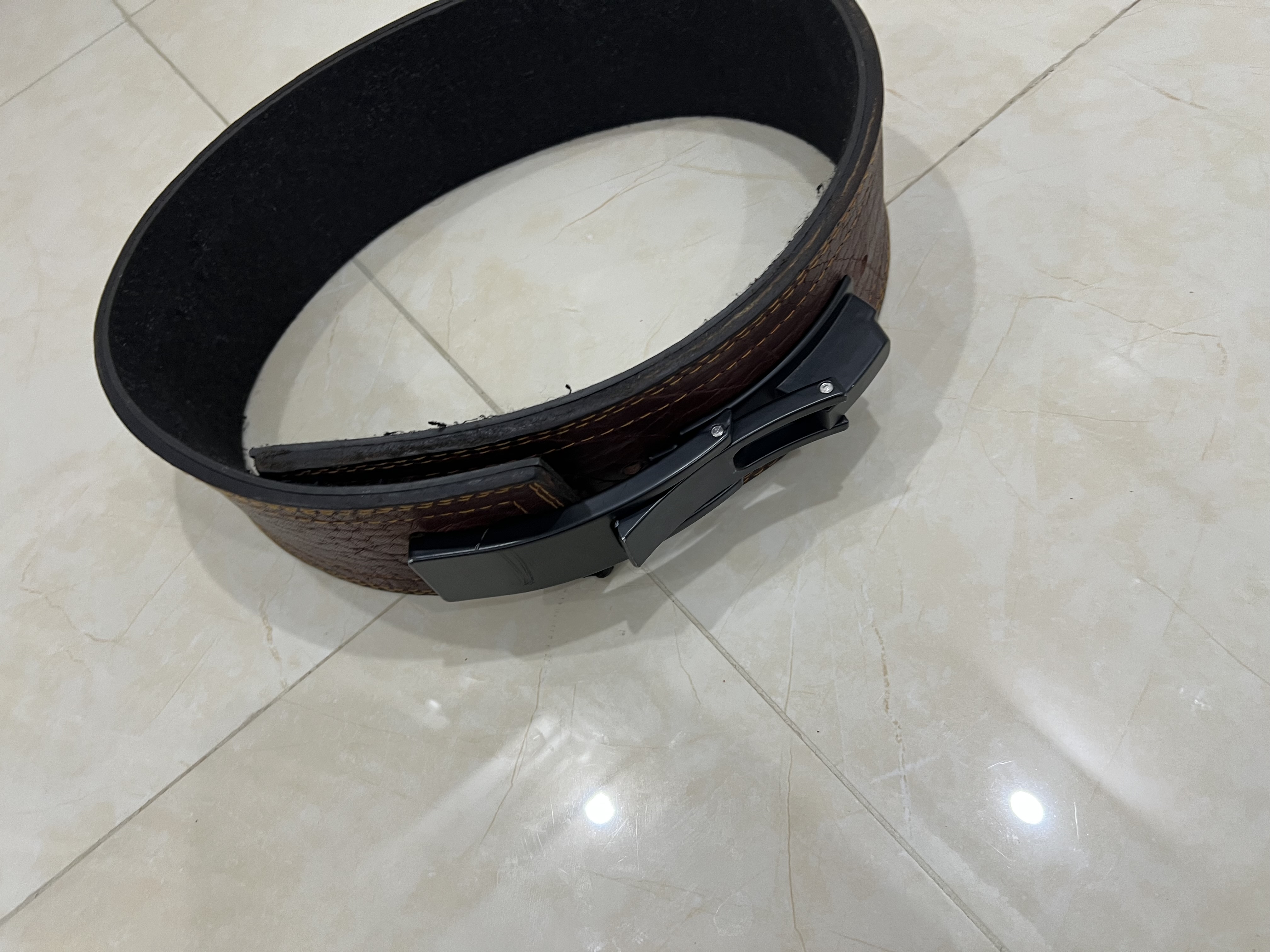 کمربند بدنسازی سگک قفلی (Lever Belt) | محافظ حرفه‌ای ستون فقرات در وزنه زدن / ضمانت اصلات کالا/ ارسال فوری
