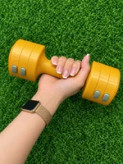 دمبل متغیر چندکاره مدل لاکچری (Yellow Luxury Adjustable Dumbbell)