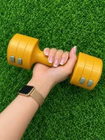 دمبل متغیر چندکاره مدل لاکچری (Yellow Luxury Adjustable Dumbbell)